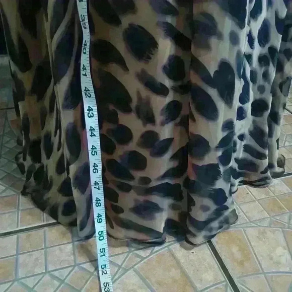 LaFemme Gown/ Dress Leopard Print Size 0 - Picture 11 of 16